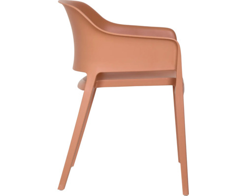 Kunststoffstuhl mit Armlehne