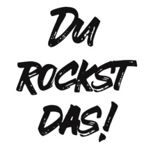 Schriftzug Du rockst das!