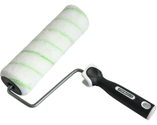HORNBACH Farbroller für Wandfarben feine und glatte Untergründe innen 25 cm Farbwalze mit Griff und Flor