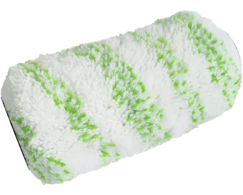 HORNBACH Farbwalze für Wandfarben grobe Untergründe innen 18 cm Reinigungswalze mit weissen und grünen Fasern