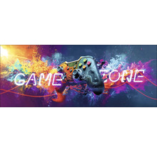Abbildung eines Controllers mit der Aufschrift Game Zone