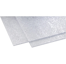Polystyrolplatte 5x500x1000 mm Tropfen klar