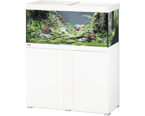 Aquariumkombination EHEIM Vivaline 180 PRO inkl. Beleuchtungssteuerung EHEIM classicLEDcontrol+e mit LED-Beleuchtung, Heizer, Filter und Unterschrankweiß Aquariumkombination mit Unterschrank und Bepflanzung