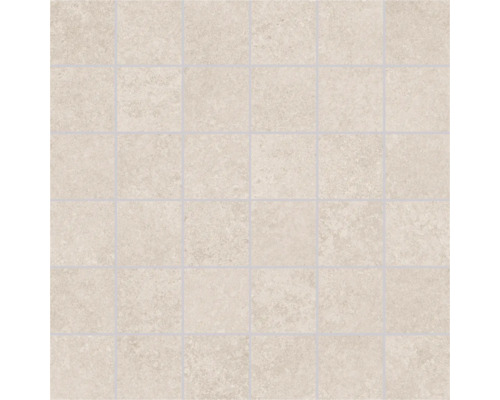 MIRAVA Mosaik Seattle 30 x 30 cm beige Fliesenmuster mit quadratischen Keramikfliesen