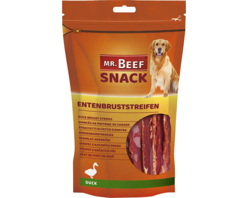 Mr. Beef Snack Entenbruststreifen für Hunde