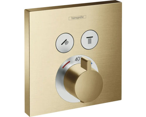 hansgrohe Unterputz Thermostat Dusche SHOWERSELECT brushed bronze gebürstet ohne Unterputzgrundkörper 15763140 hansgrohe Unterputz Thermostat Dusche SHOWERSELECT brushed bronze gebürstet ohne Unterputzgrundkörper 15763140