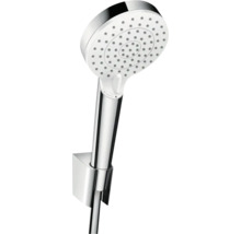 Handbrause Set hansgrohe Crometta 100 Vario EcoSmart rund Ø 100 mm inkl. Brauseschlauch 1250 mm chrom 26693400