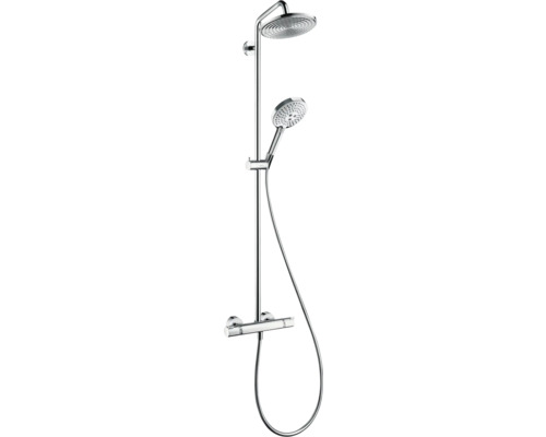 Duschsäule inkl. Thermostat hansgrohe RAINDANCE chrom glänzend 27116000