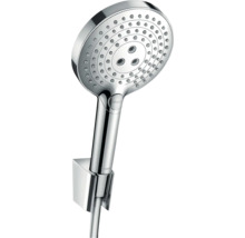 Handbrause Set hansgrohe Raindance Select S 120 3jet rund Ø 125 mm inkl. Brauseschlauch 1250 mm chrom 26701000