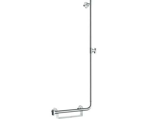 Brausestange hansgrohe Unica Comfort weiß chrom glänzend Brausestangenlänge 1100 mm rechts 26404400 Brausestange hansgrohe Unica Comfort weiß chrom glänzend Brausestangenlänge 1100 mm rechts 26404400