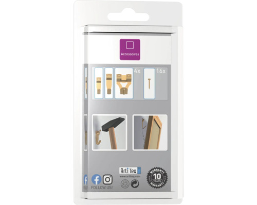 Bilderhaken Set mit Nägeln