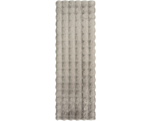 Teppichläufer Romance Bubble hellbraun 50x150 cm Textile Badematte mit weicher Oberfläche