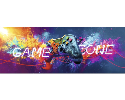 Spielkonsole mit der Aufschrift Game Zone