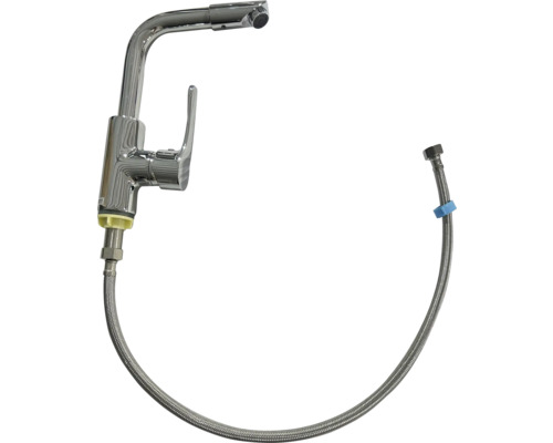 TENNEKER Zenith Ersatzteil Küchenschrank Spüle Wasserhahn Set Einhebelmischer für Waschbecken mit Anschlussschlauch