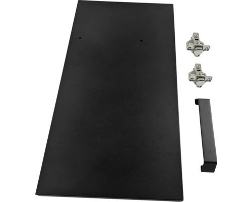 Möbelteil mit Scharnieren und Griff