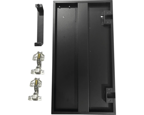 Schrankzubehör: Griff, Scharniere und Montagebeschläge