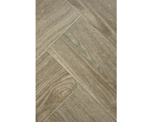 PVC-Boden FlashTex Fischgrät-Optik dunkelgrau FB690D Dielen 14x71 cm 300 cm breit (Meterware)