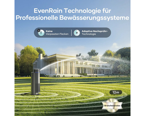 Bewässerungssystem mit EvenRain Technologie für professionelle Anwendung