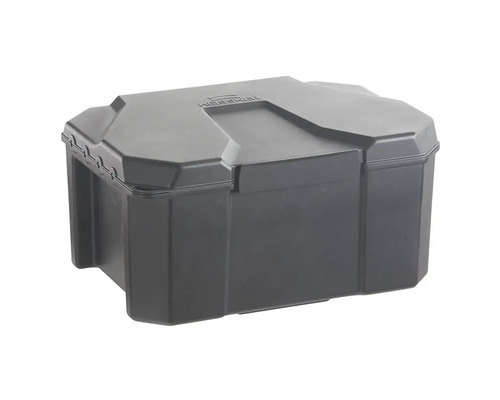 Graue Werkzeugkiste aus Kunststoff