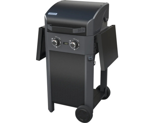 Tenneker Gasgrill mit zwei Brennern und zwei Ablageflächen