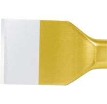 Flachmeißel aus Stahl, Nahaufnahme