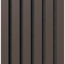 Ansicht von vertikalen Lamellen für Sichtschutz