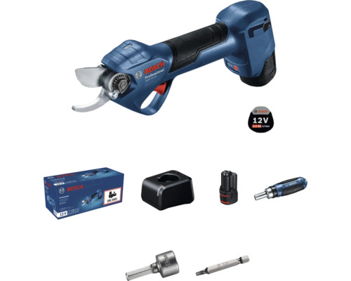 Bosch Akku-Astschere mit Zubehör