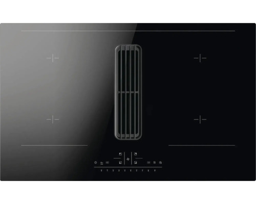 Induktionskochfeld mit Dunstabzug