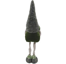 Dekorative Stoffpuppe mit gestreiften Beinen und hohem Hut