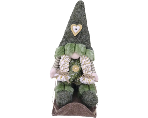 Weihnachtsdekoration Lafiora Wichtel 12 x 19 x 27 cm Dekorativer Weihnachtswichtel mit Mütze und Schal