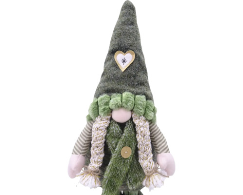Dekorativer Zwerg mit Herz auf der Mütze