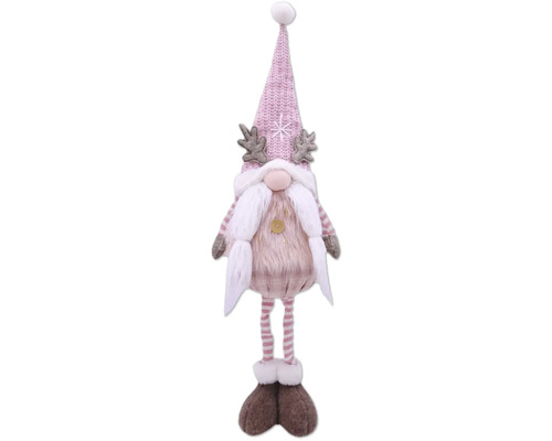 Dekorativer Weihnachtswichtel mit Mütze und Bart