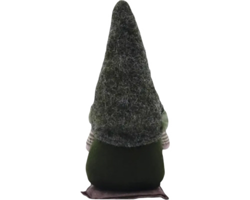 Dekorativer Gartenzwerg mit spitzer Mütze