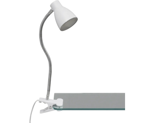 Klemmleuchte mit flexiblem Arm und Befestigungsclip