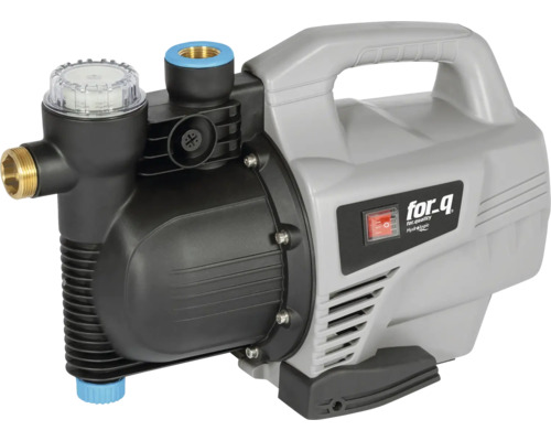 for_q Gartenpumpe FQ-GP 4.000-2 Hauswasserwerk mit Gehäuse und Griff