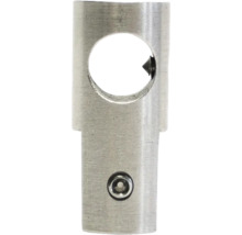Metallverbinder mit Madenschraube und Bohrung