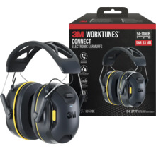 3M WorkTunes Connect elektronische Kapselgehörschützer mit integriertem Mikrofon und wasser- sowie schweißresistentem Design