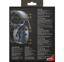 3M Powerfoyle Kopfhörer mit Solarzelle, Bluetooth 5.3, ergonomischen Bedienelementen, Audio Assist Technologie, weichen Ohrpolstern, geometrischem Kopfband und USB-C-Ladeanschluss