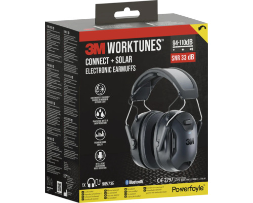 3M Worktunes Connect Solar Elektronischer Kapselgehörschützer Verpackung