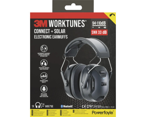 3M Worktunes Connect Solar elektronischer Kapselgehörschützer