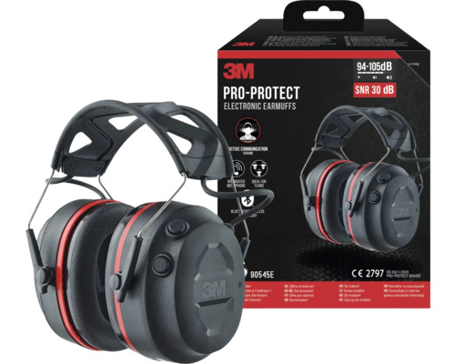 3M Pro-Protect elektronischer Kapselgehörschützer mit integriertem Mikrofon und Bluetooth Funktion