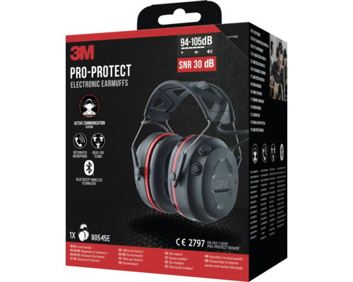 3M Pro-Protect elektronischer Kapselgehörschutz in Verpackung
