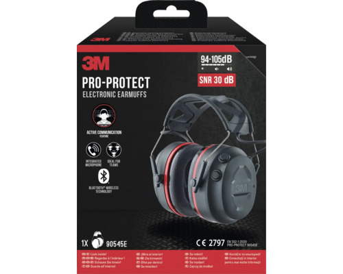 3M Pro-Protect elektronische Kapselgehörschützer in Verpackung