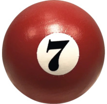 Billardkugel mit der Nummer 7
