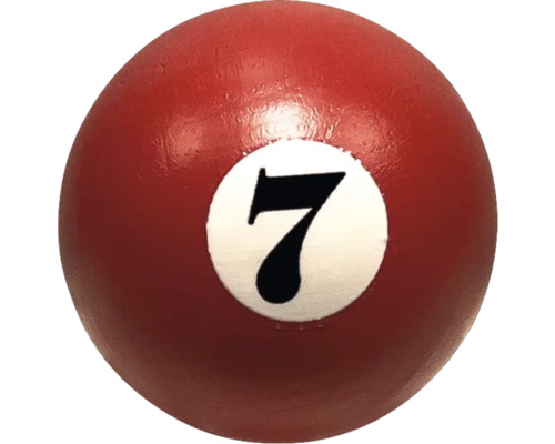 Billardkugel mit der Nummer 7