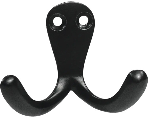 Doppelter Wandhaken aus Metall