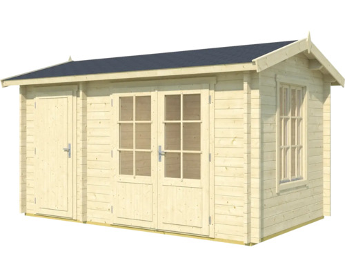 Gartenhaus aus Holz mit Doppeltür und Fenster