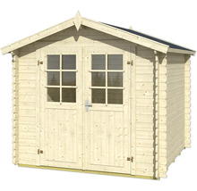 Gartenhaus aus Holz mit Doppeltür und Fenstern