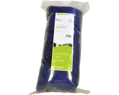 Filtermedium Aquarium Münster Aquavital Blue Magic Filterwatte 500 g Aquavital Blue Magic Filterwatte in einer transparenten Verpackung