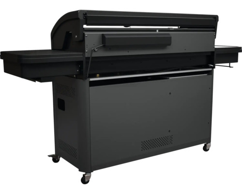 Grillwagen mit Ablageflächen und Rollen